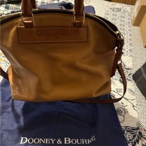 Genuine, leather, Dooney and Bourke tan color